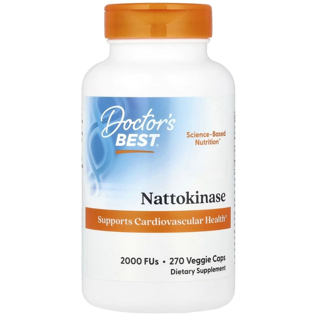 Doctor's Best Nattokinase 2, 000 FUs - 270 Veg Capsules