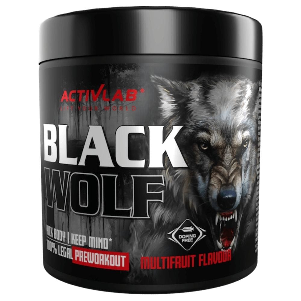 Activlab Black Wolf Pre-Workout, Multifruit - 300 g