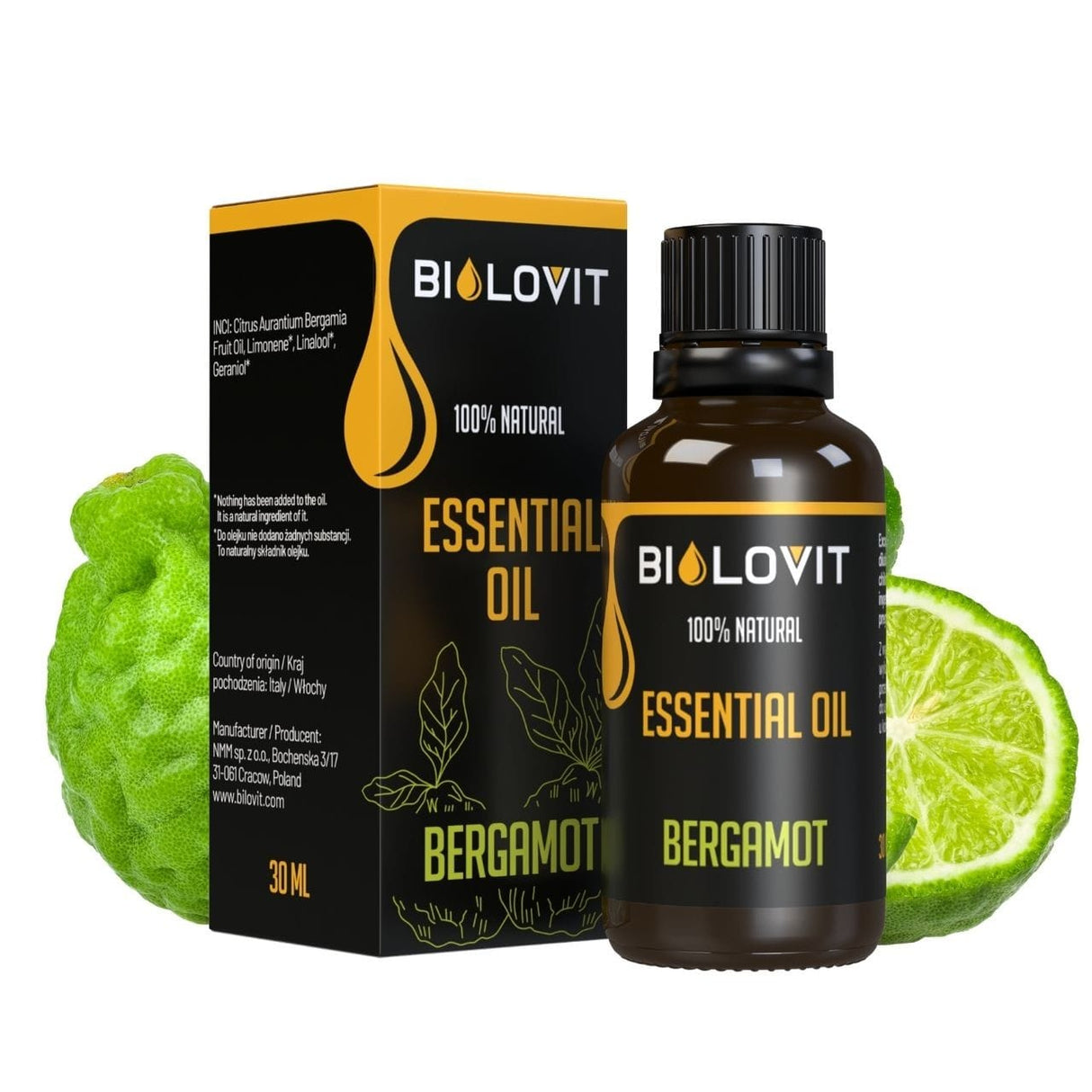 Bilovit Bergamot Essential Oil - 30 ml