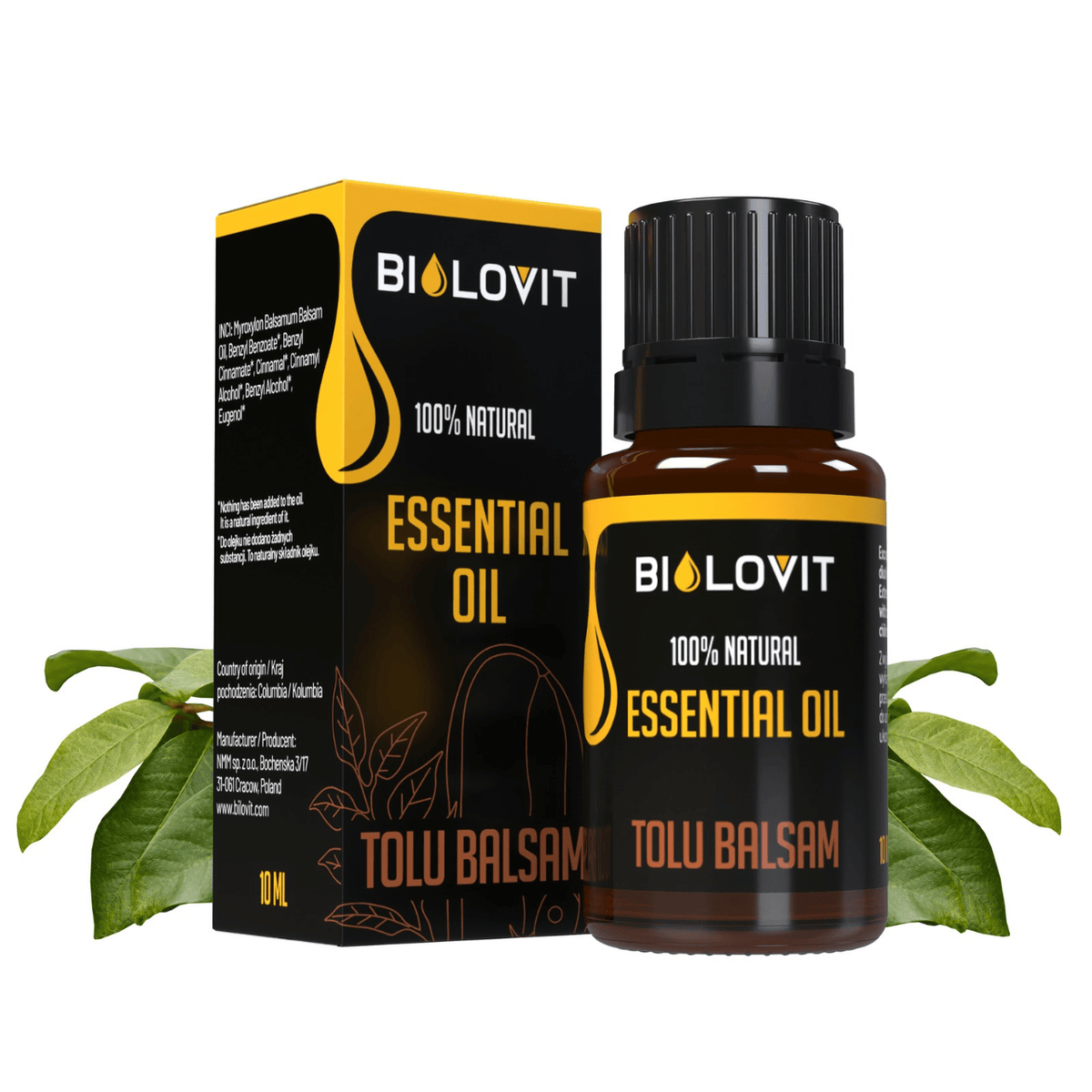 Bilovit Tolu Balsam Essential Oil - 10 ml