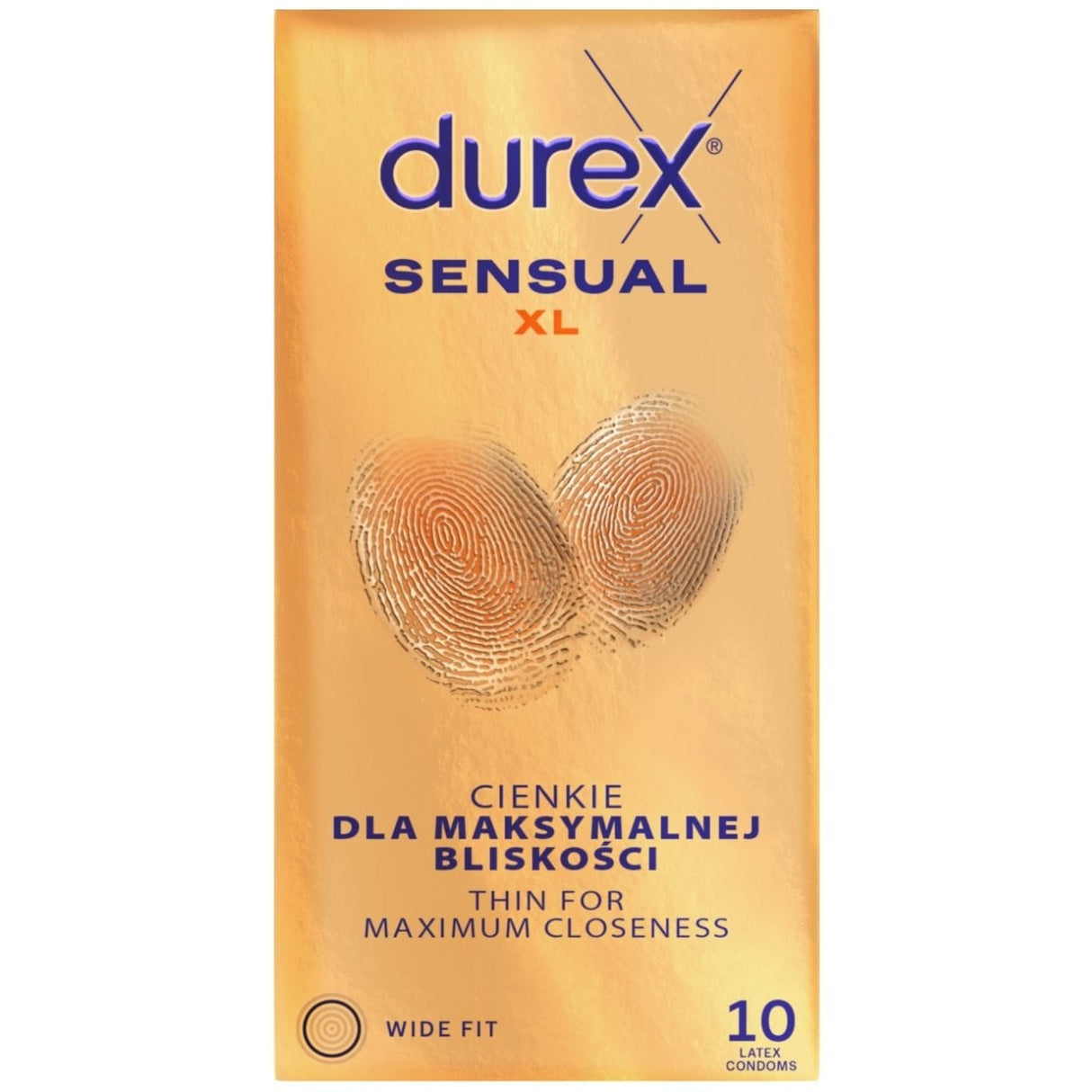 Durex Sensual XL Super Thin Condoms - 10 Pieces