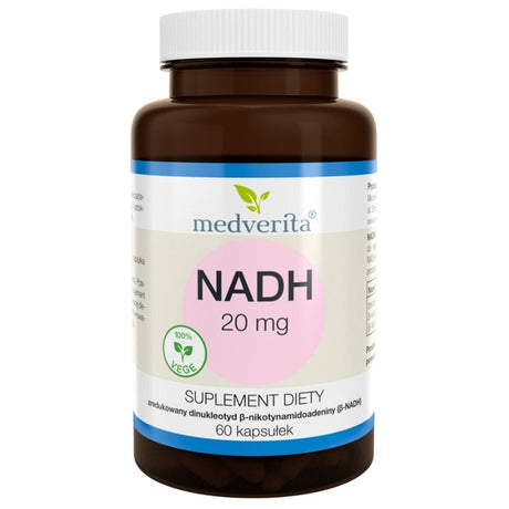Medverita NADH 20 mg - 60 Capsules