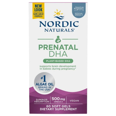 Nordic Naturals Vegan Prenatal DHA - 60 Capsules