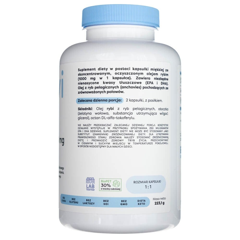 Osavi Omega-3 Fish Oil 1000 mg - 180 Capsules