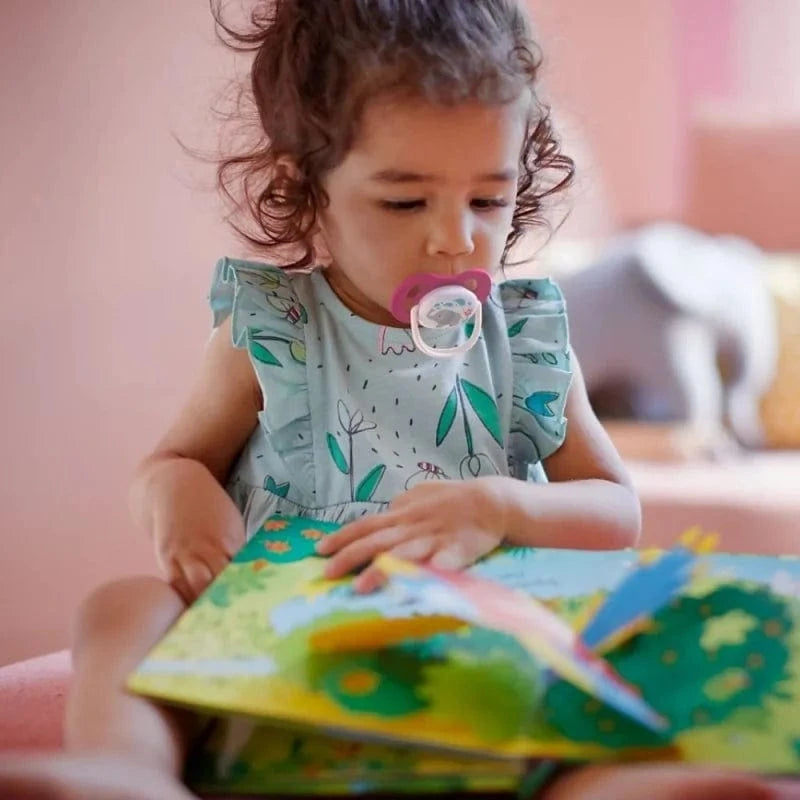 Philips Avent Ultra Air Pacifier, 6-18 Months, Girl - 2 Pieces