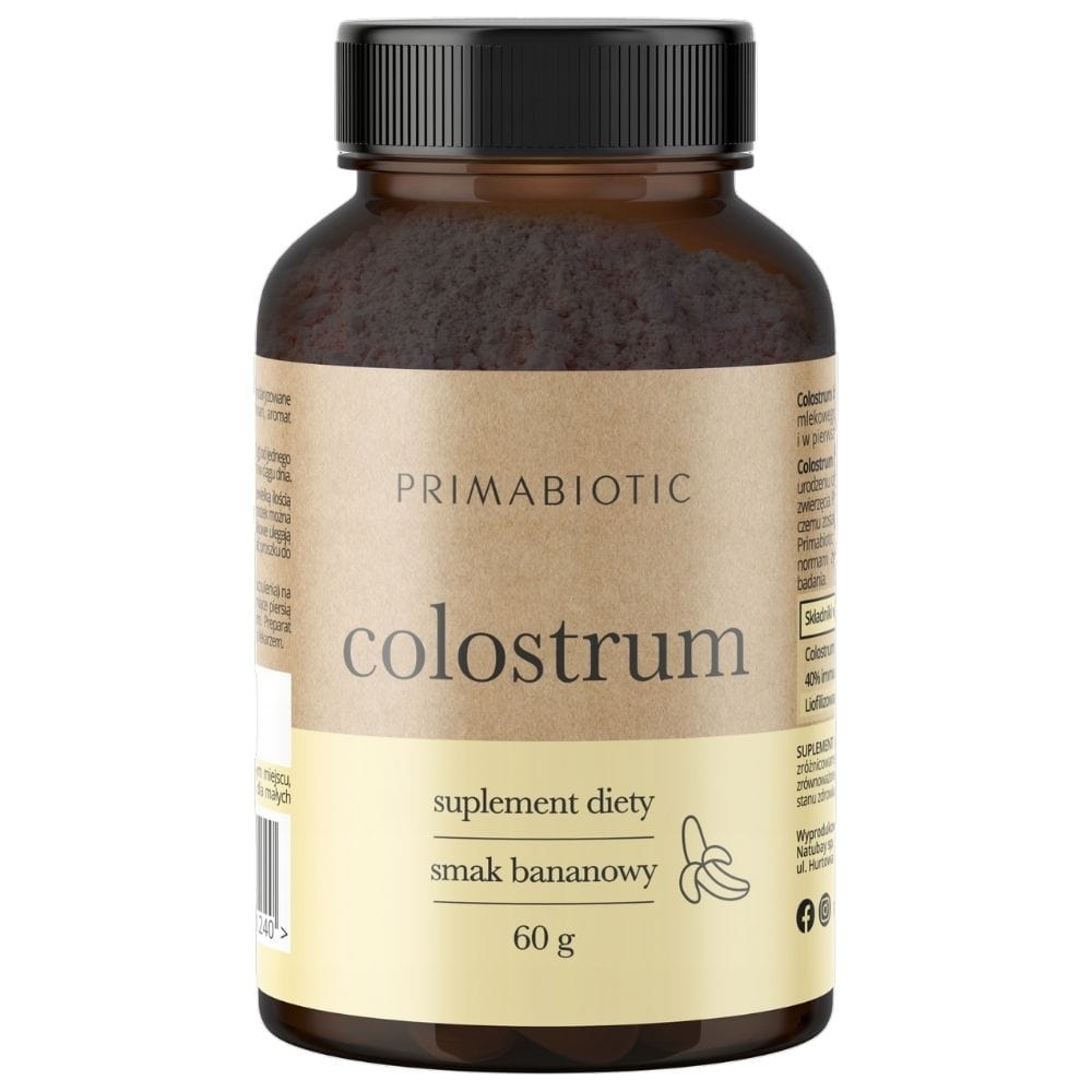 PrimaBiotic Colostrum (Bovine Colostrum) Powdered Banana - 60 g