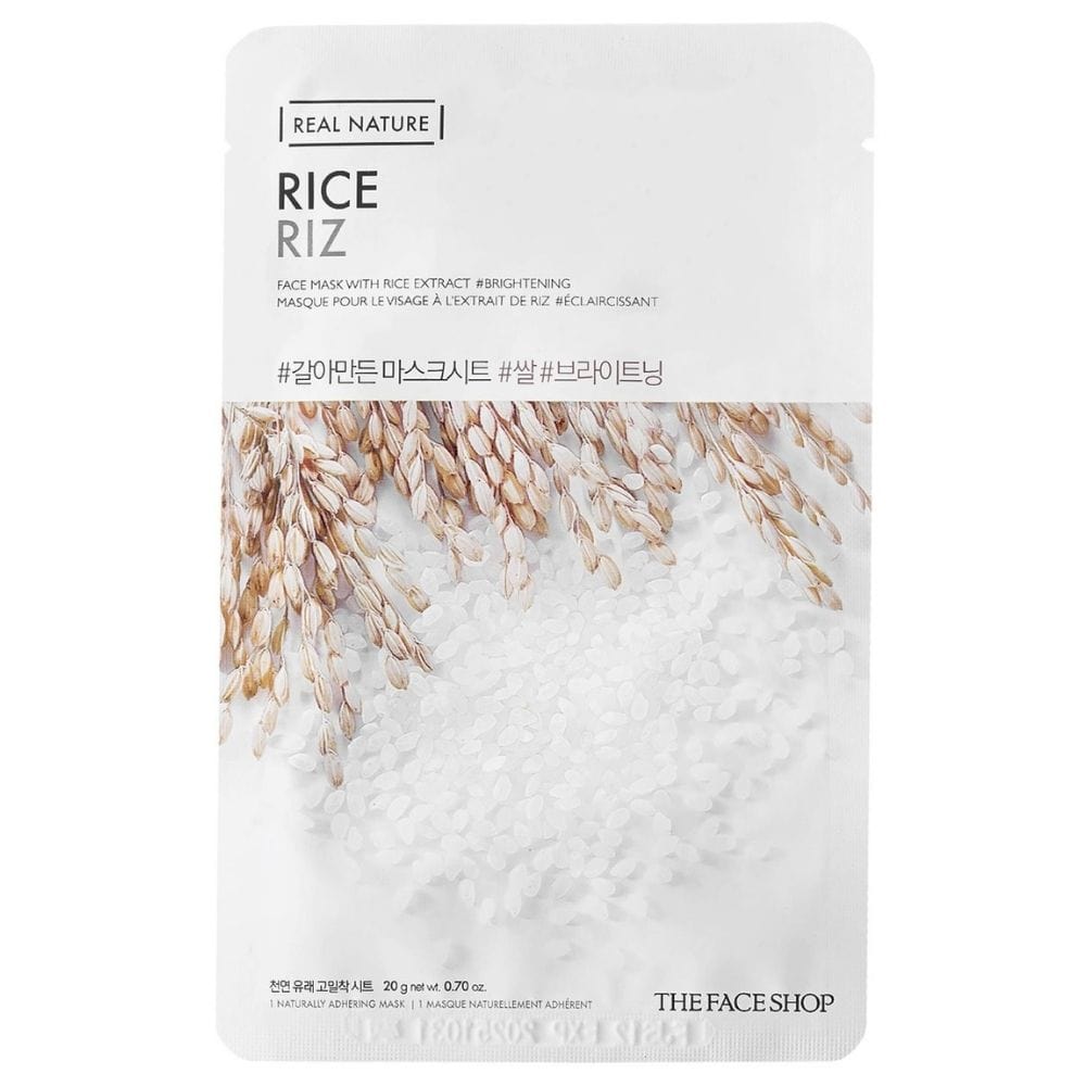 The Face Shop Real Nature Illuminating Mask with Rice Essence - 20 g