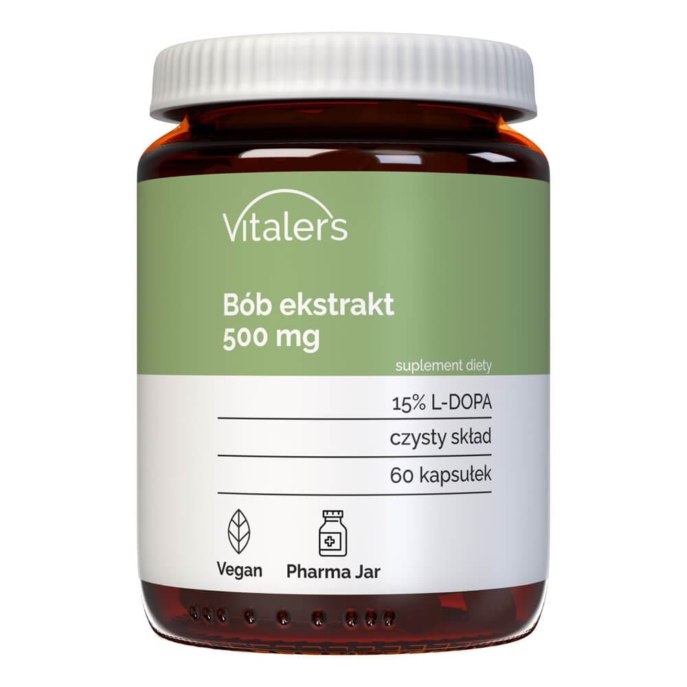 Vitaler's Fava Bean Extract (L-DOPA) 500 mg - 60 Capsules
