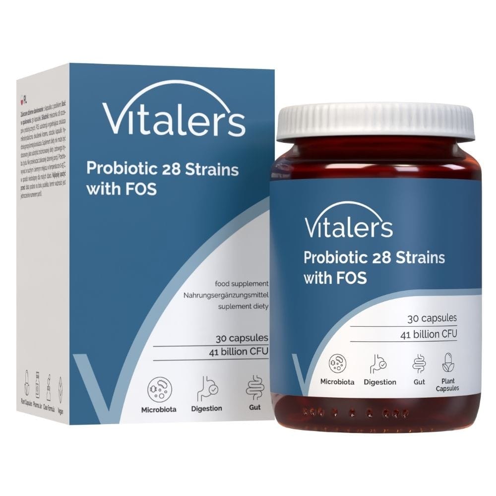Vitaler's Probiotic 28 Strains with FOS - 30 Capsules