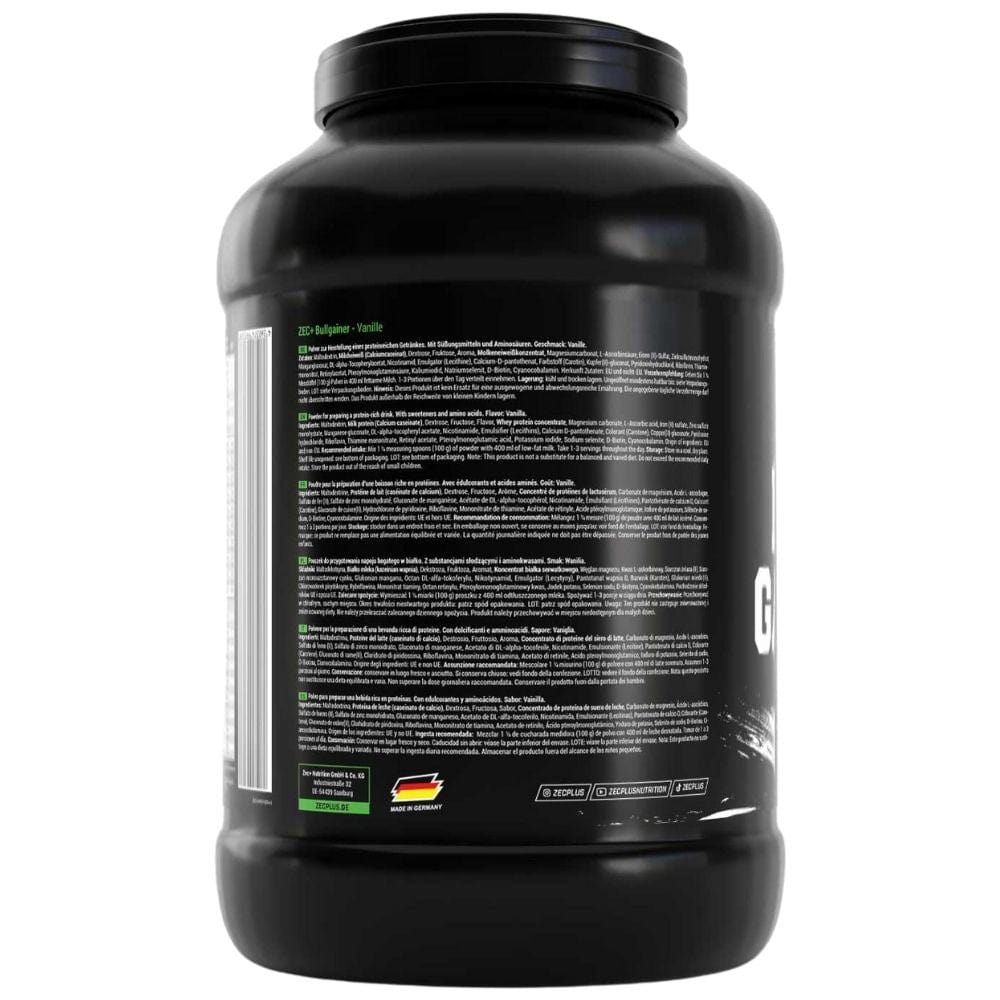 ZEC+ BULLGAINER, Gainer, Vanilla - 3500 g