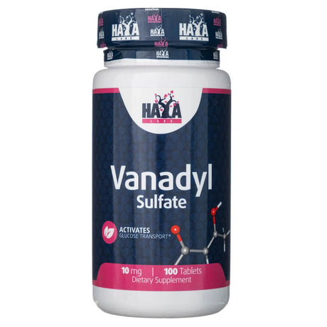 Haya Labs Vanadyl Sulfate 10 mg - 100 Tablets