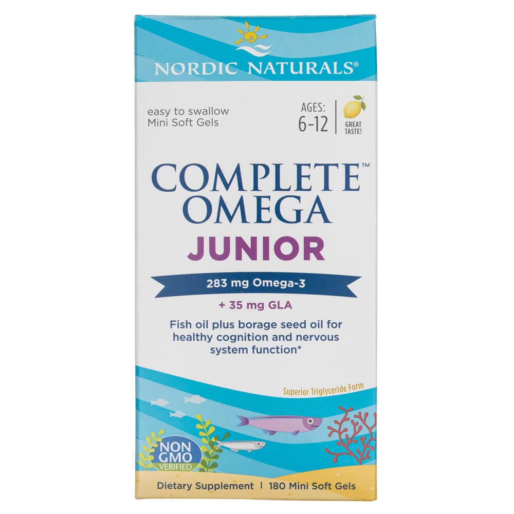 Nordic Naturals Complete Omega Junior Lemon - 180 Softgels