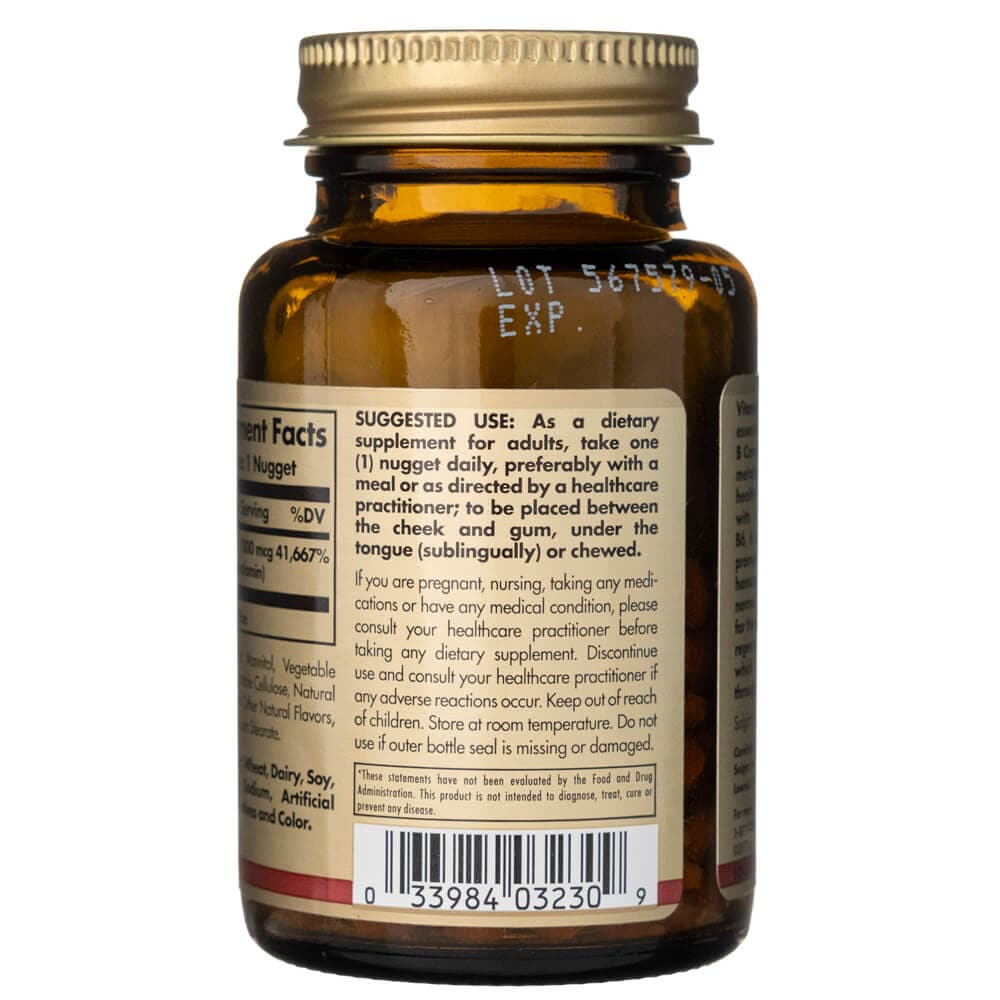 Solgar Vitamin B12 1000 mcg - 250 Tablets