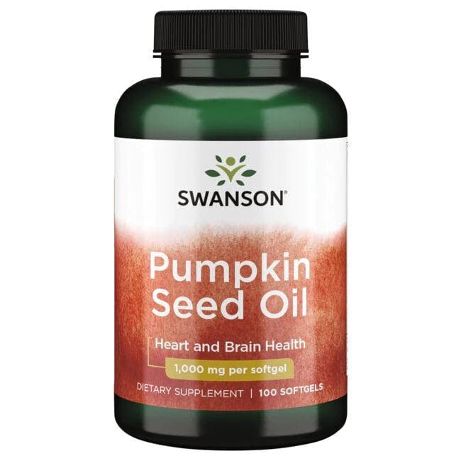 Swanson Pumpkin Seed Oil 1000 mg - 100 Softgels