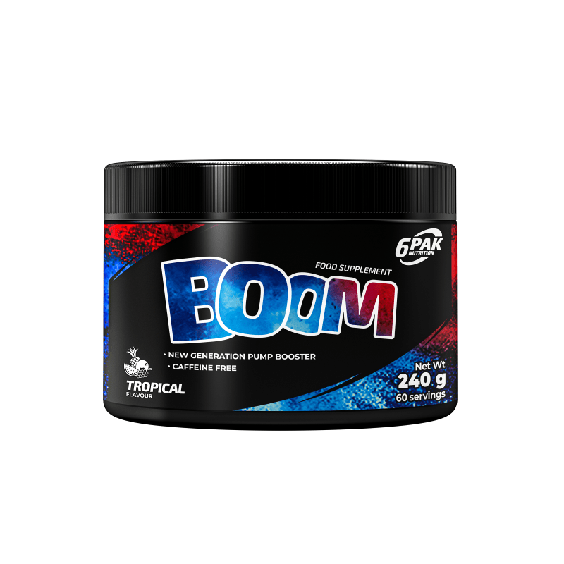 6PAK Boom Tropical Pre-Workout - 240 g