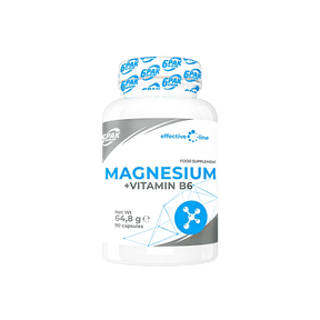 6PAK Magnesium + Vitamin B6 - 90 Capsules