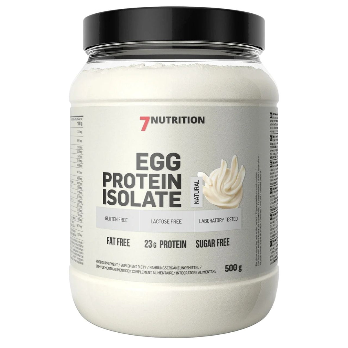 7Nutrition EGG Protein Isolate, Natural - 500 g