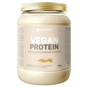7Nutrition Vegan Protein, Vanilla Cream - 660 g