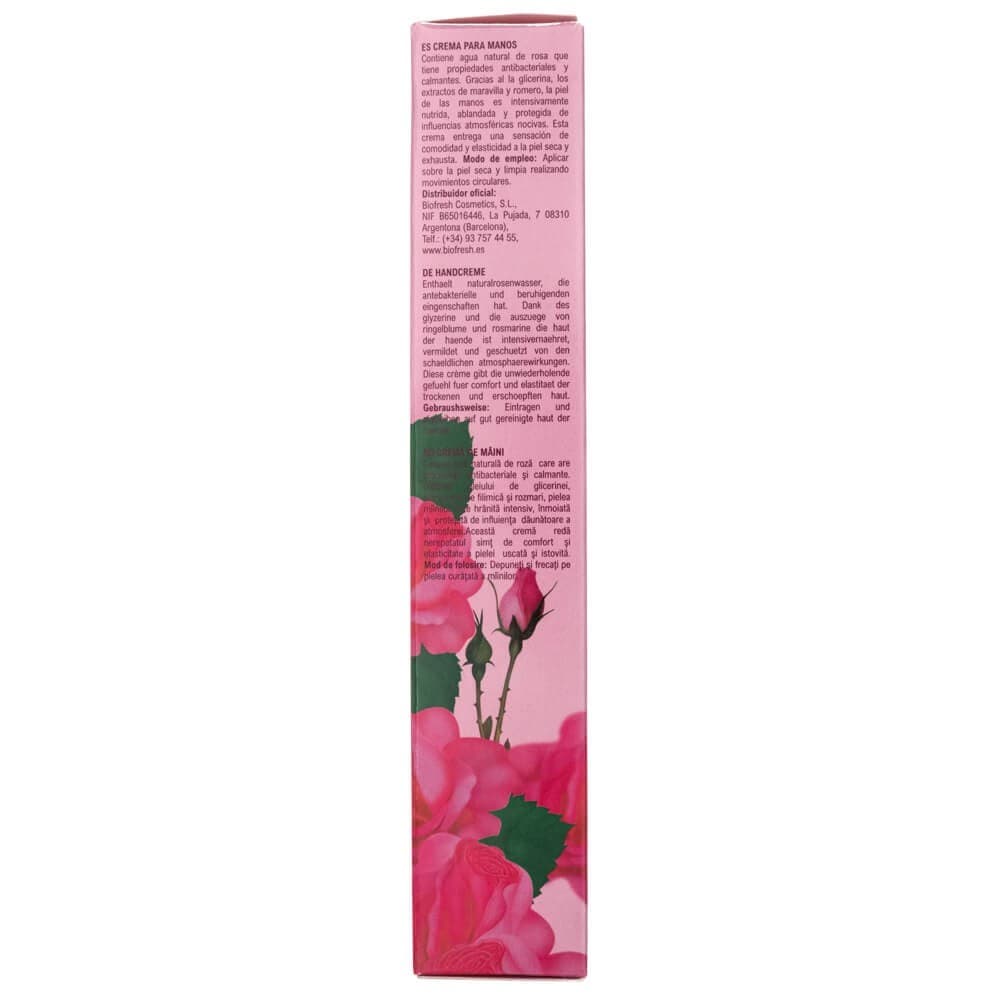 Rose of Bulgaria Crème pour les mains à l'eau de rose naturelle - 75 ml