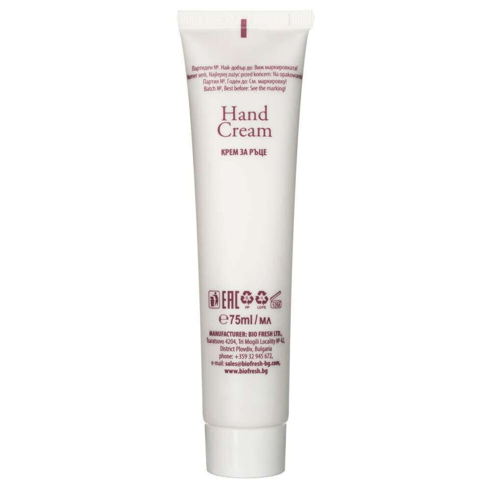 Rose of Bulgaria Crème pour les mains à l'eau de rose naturelle - 75 ml