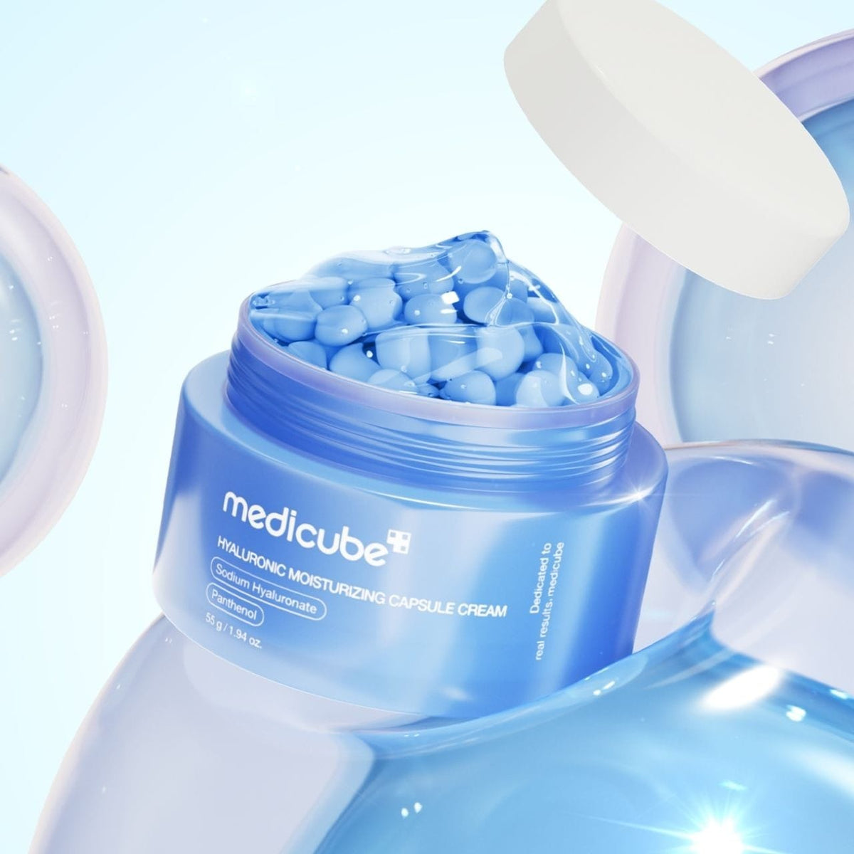 Crème hydratante en capsules à l'acide hyaluronique Medicube - 55 g