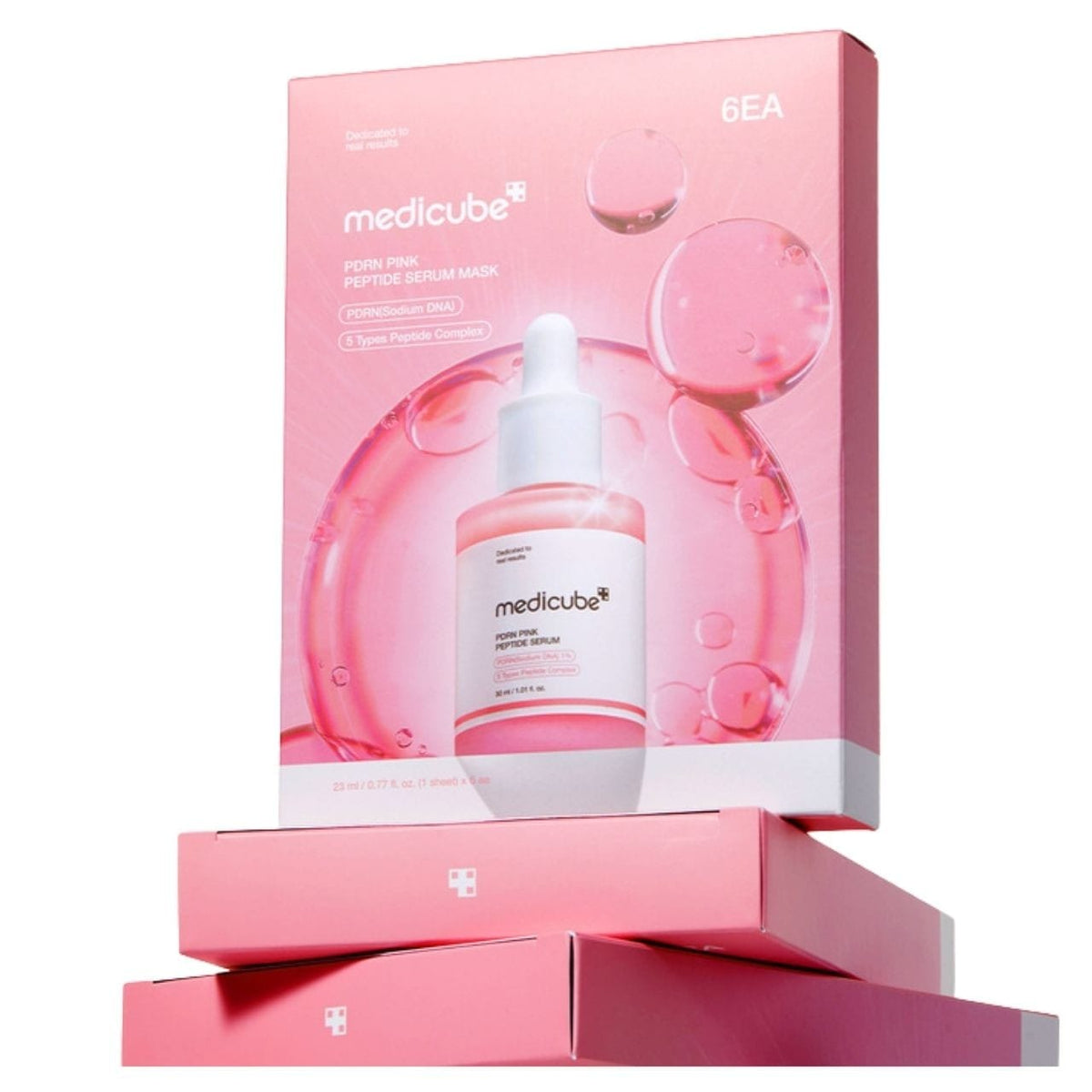 Masque sérum aux peptides roses PDRN Medicube - 6 masques