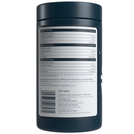Vitaler's Sport Créatine Monohydrate Micronisée 5000 mg - 500 g