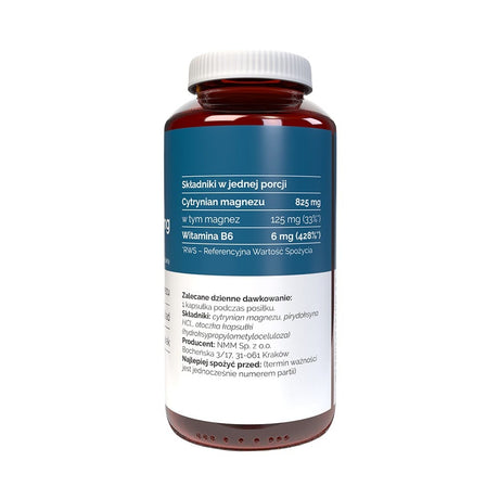 Vitaler's Magnésium 125 mg + Vitamine B6 6 mg - 120 gélules