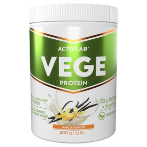 Activlab Vege Protein Plant-Based Protein Powder, Vanilla - 500 g