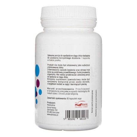 Aliness PQQ MGCPQQ® 20 mg Q10 50 mg - 60 Capsules