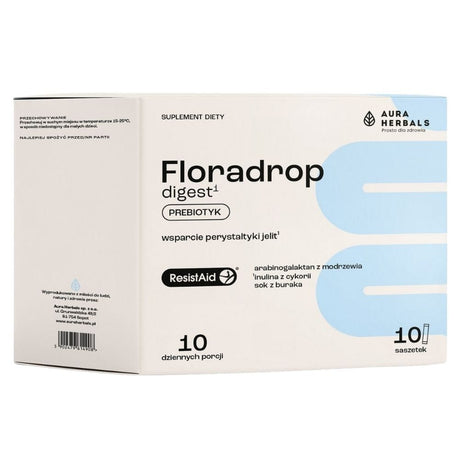 Aura Herbals Floradrop Digest, Prebiotic - 10 Sachets