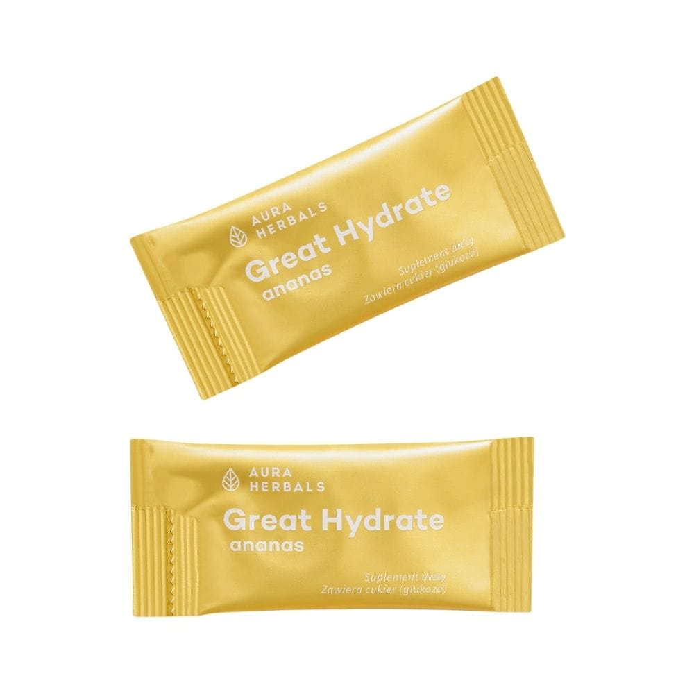 Aura Herbals Great Hydrate Electrolytes, Pineapple - 10 Sachets