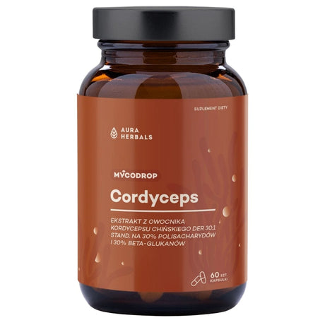 Aura Herbals Mycodrop Cordyceps 30:1 – 60 Capsules