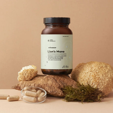 Aura Herbals Mycodrop Lion's Mane 30:1 - 60 Capsules