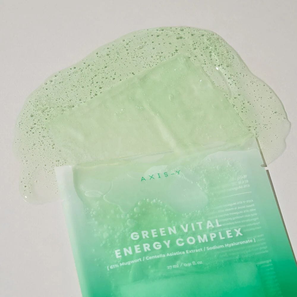 Axis-Y 61% Green Vital Energy Complex Sheet Mask - 5 Pieces