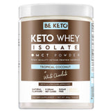 BeKeto Keto Whey Isolate MCT Powder, Coconut & White Chocolate - 300 g
