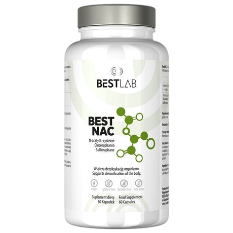 BestLab BestNAC, N-Acetyl L-Cysteine 450 mg - 60 Capsules