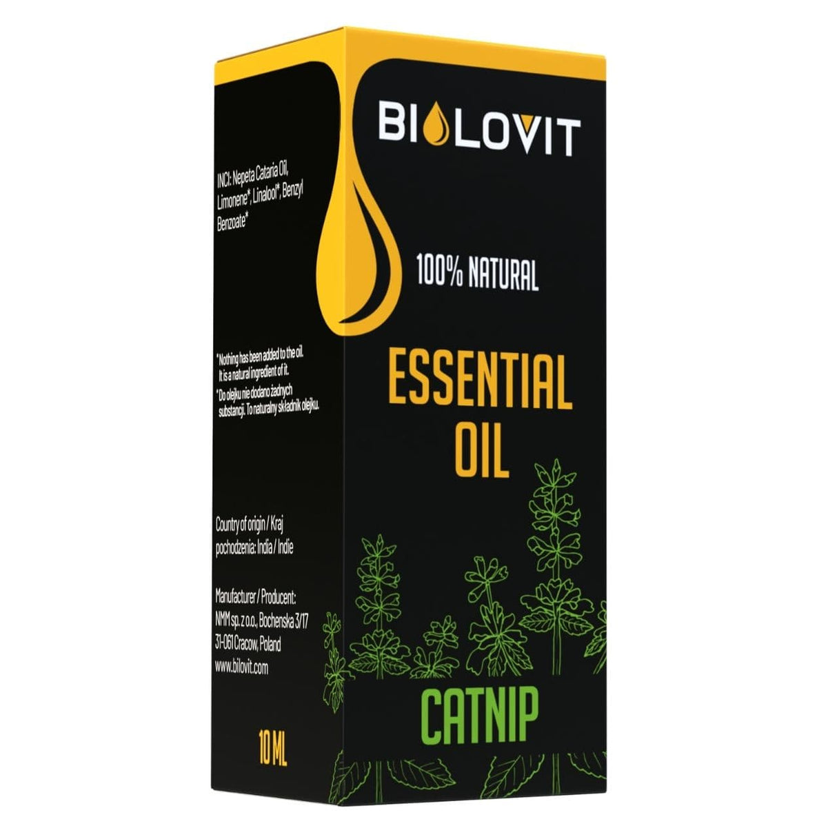 Bilovit Catnip Essential Oil - 10 ml