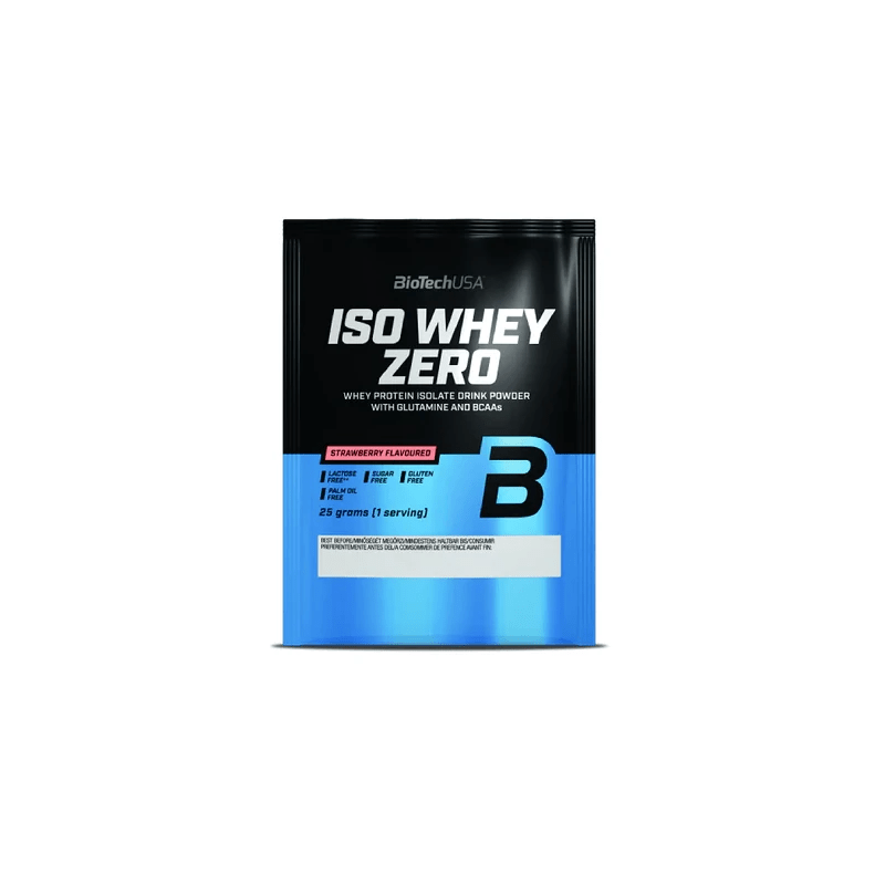 BioTech USA Iso Whey Zero, Strawberry Flavoured - 25 g