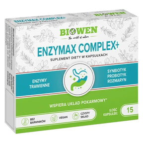 Biowen Enzymax Complex+ - 15 Capsules