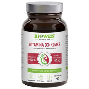 Biowen Vitamin D3 + K2mK7 - 90 Capsules