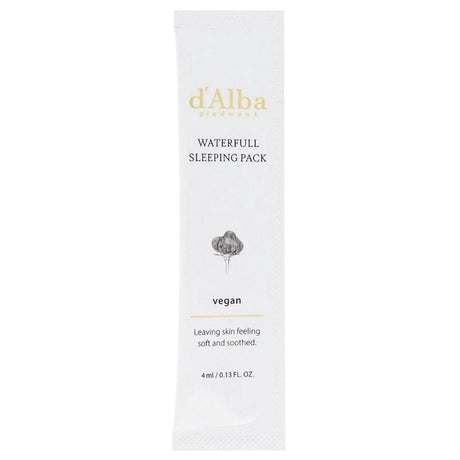 d'Alba Waterfull Vegan Night Mask with White Truffle - 12x4 ml