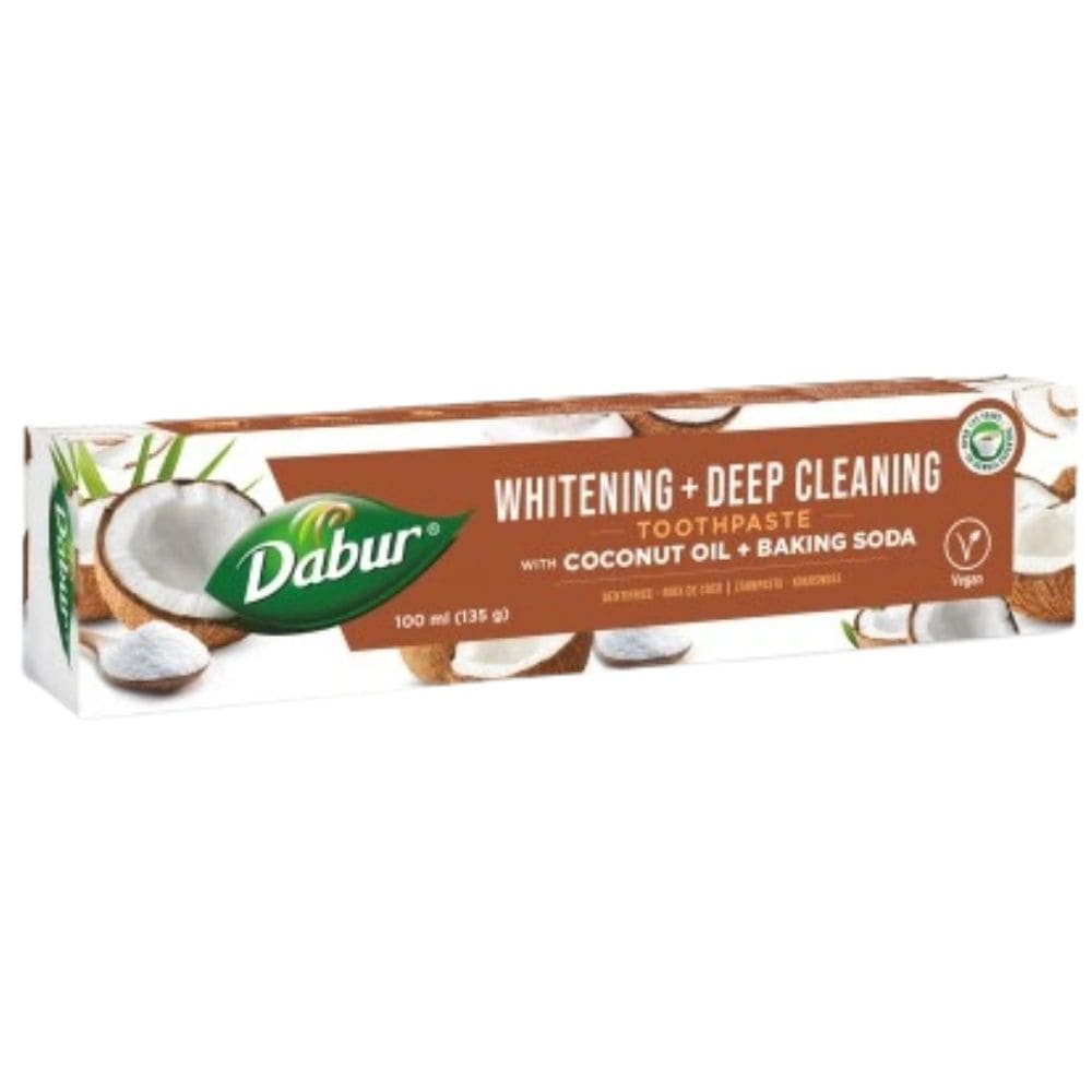 Dabur Whitening Toothpaste with Coconut Oil - 100 ml