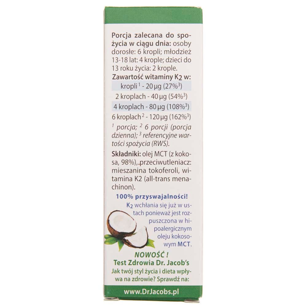 Dr. Jacob's Vitamin K2, drops - 20 ml