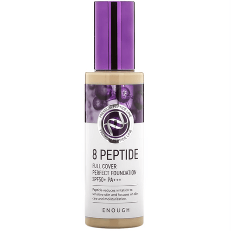 Enough 8 Peptide Full Cover Perfect Foundation SPF 50+ PA+++ Shade 13 - 100 ml