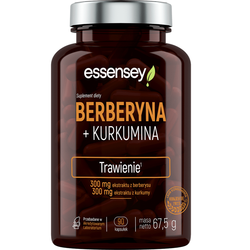 Essensey Berberine + Curcumin 300 mg - 90 capsules