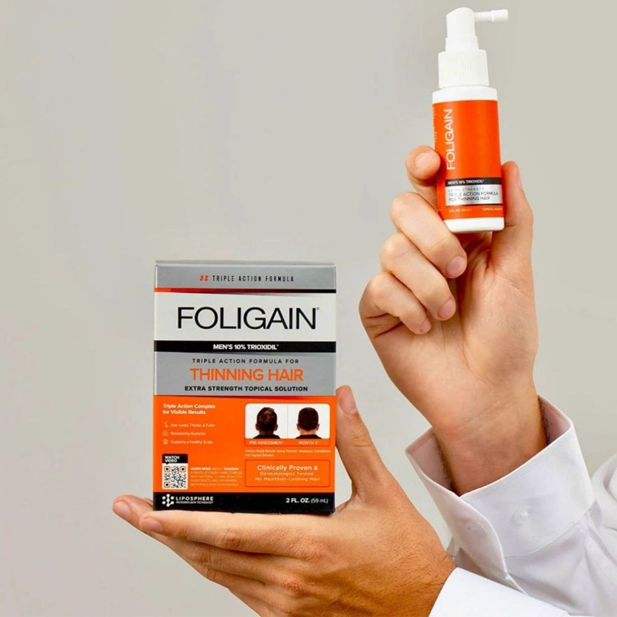 Foligain Triple Action Complete Formula For Thinning Hair For Men - 59 ml