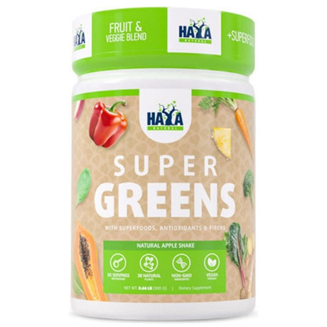 Haya Labs Super Greens, Apple Shake - 300 g