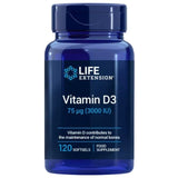 Life Extension Vitamin D3 75 mcg (3000 IU) EU - 120 Softgels