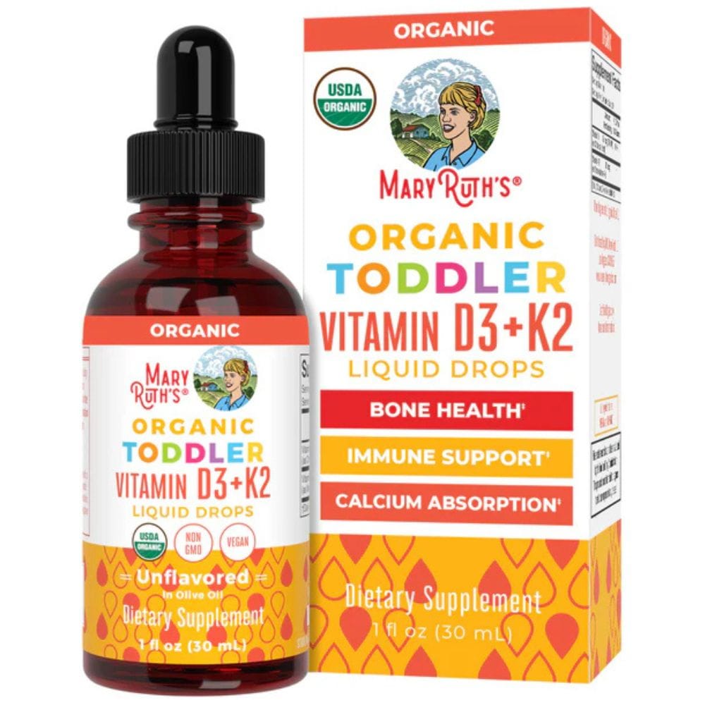 MaryRuth's Toddler Vitamin D3 + K2 Liquid Drops - 30 ml
